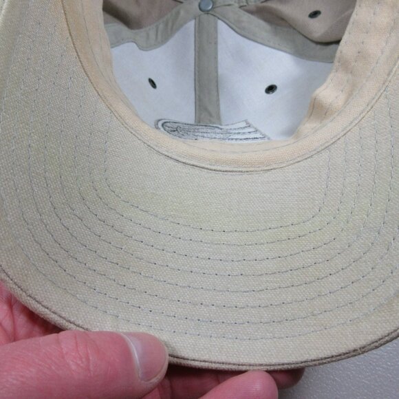 Vintage ANNCO mens brown an khaki Indianpolis Pacers NBA strapback hat OS - Picture 5 of 8